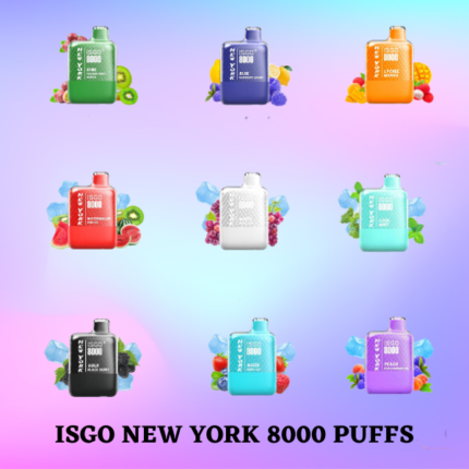 ISGO NEW YORK 8000 PUFFS